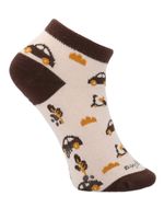Calcetin Algodón Niño Ped Cars Beige/Crudo Hush Puppies