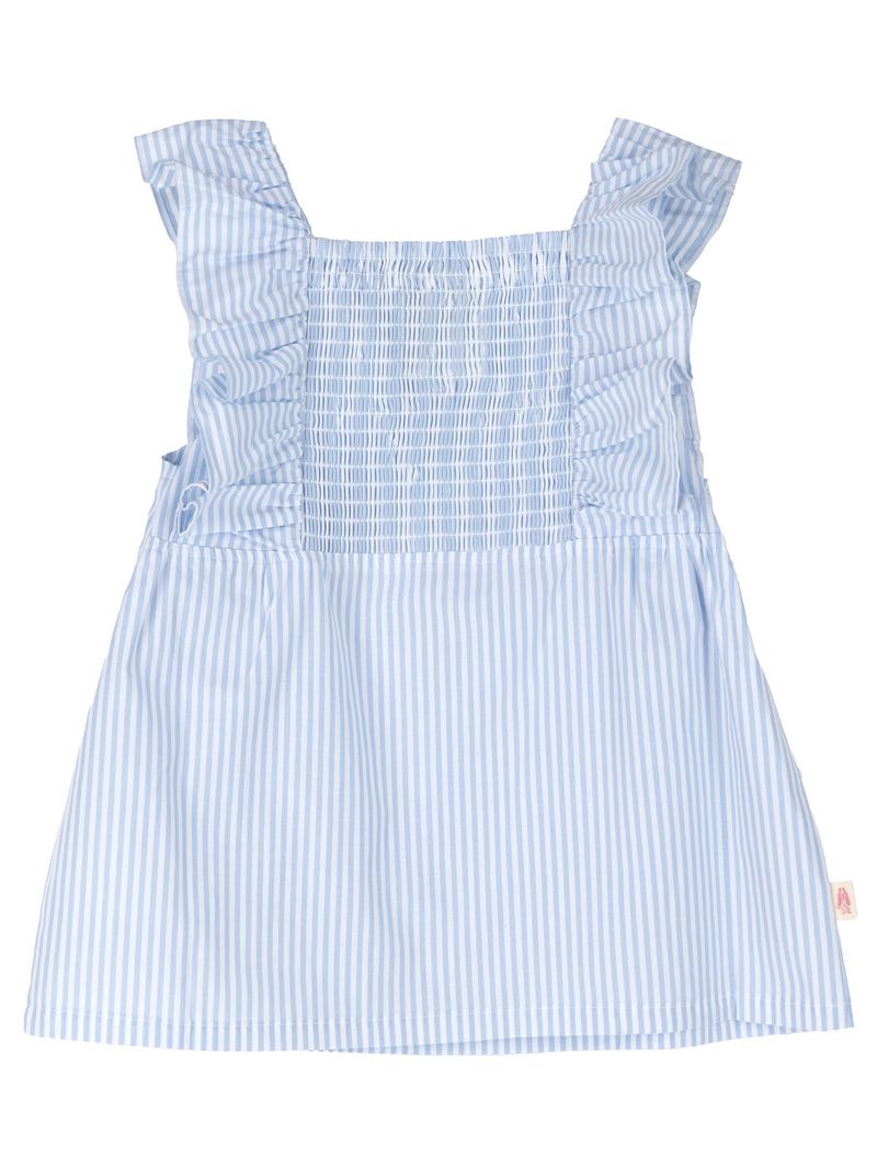 Blusa Niña Huerta Celeste