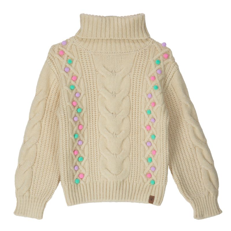 Chaleco Niña Gretel Crema