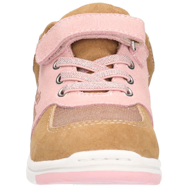 Zapatilla Cuero Niña New Artis  Café