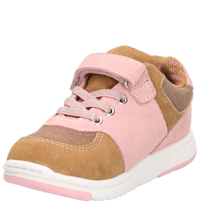 Zapatilla Cuero Niña New Artis  Café