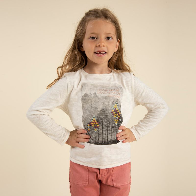 Polera Algodón Print Bosque