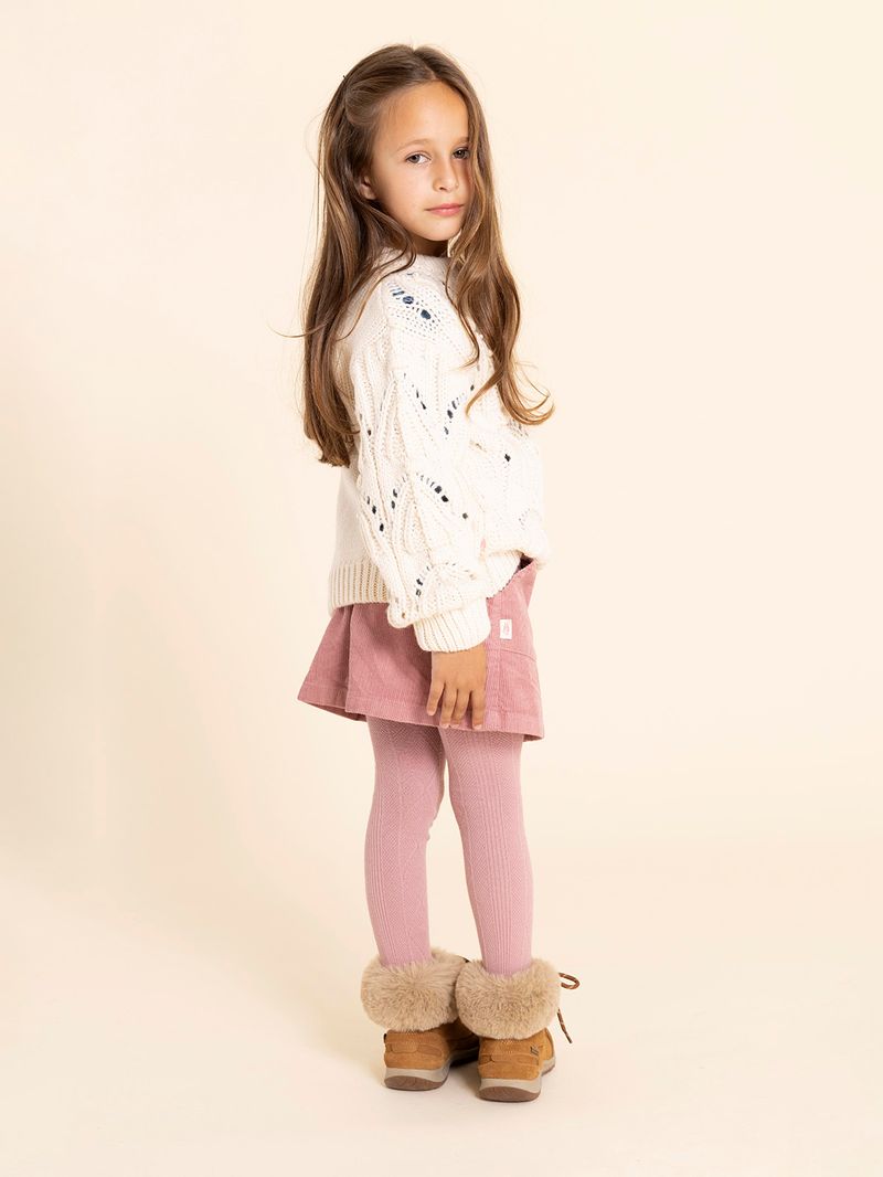 Botín Cuero Niña New Ferda-K  Café