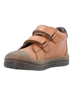 Zapatilla Cuero Niño Waco VL Café