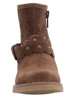 Botín Cuero Niña Odessa Café