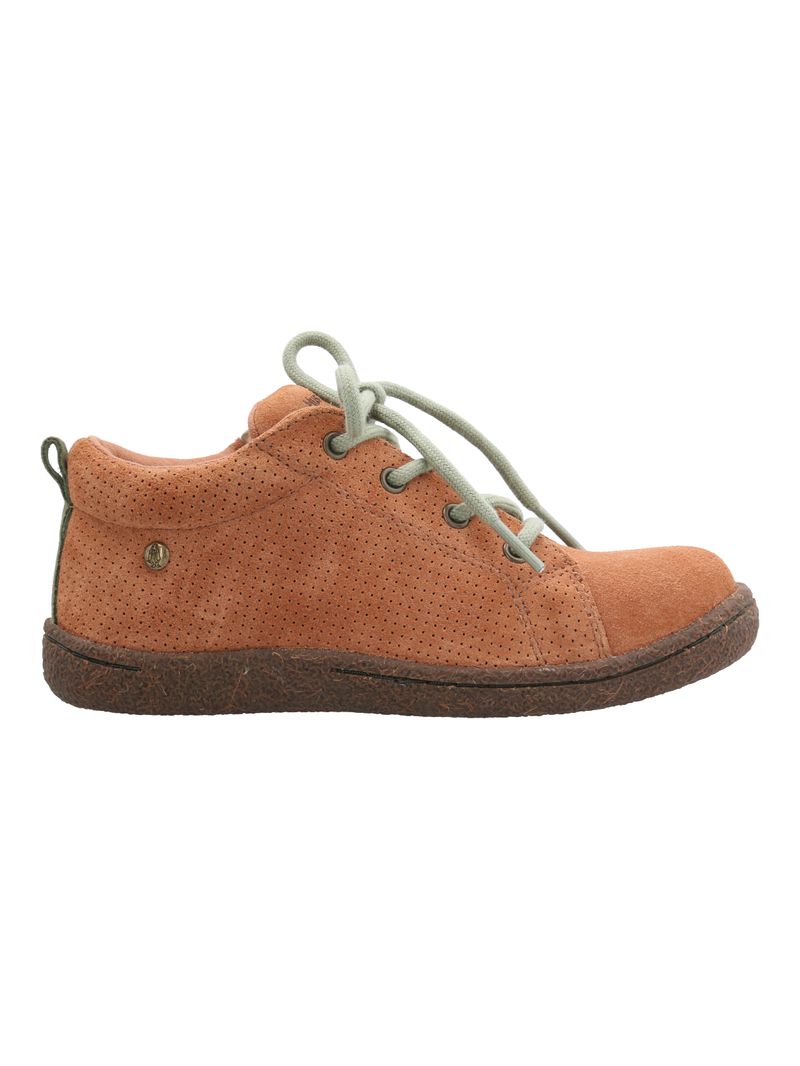 Zapatilla Gamuza Niño Hervey Café