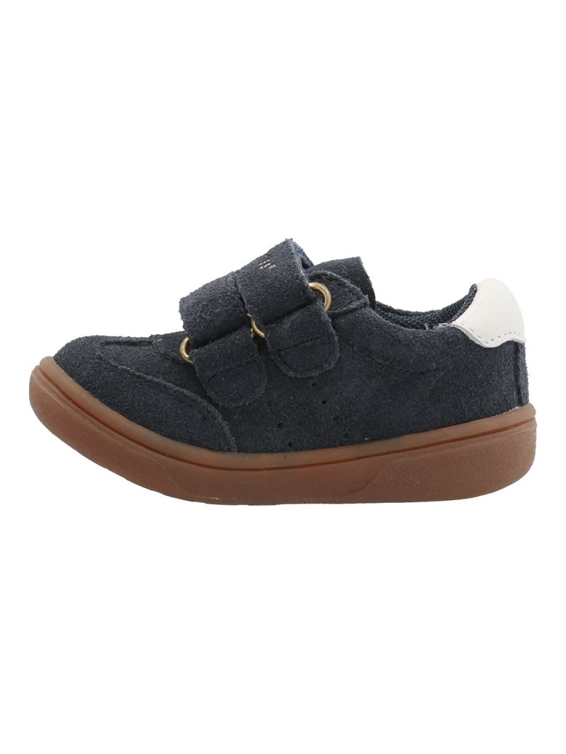 Zapatilla Cuero Niña Clara-K Azul