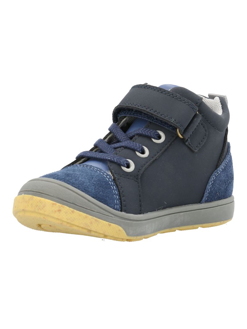 Botín Cuero Niño Yorktown Azul