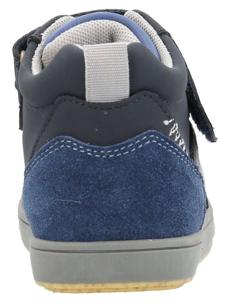 Botín Cuero Niño Yorktown Azul