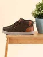 Botín Cuero Niño Connor-K Verde