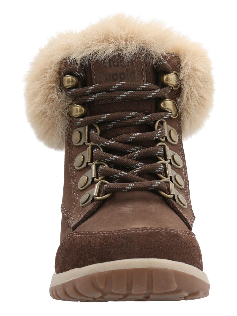 Botín Cuero Waterproof Niña New Ferda-K Café