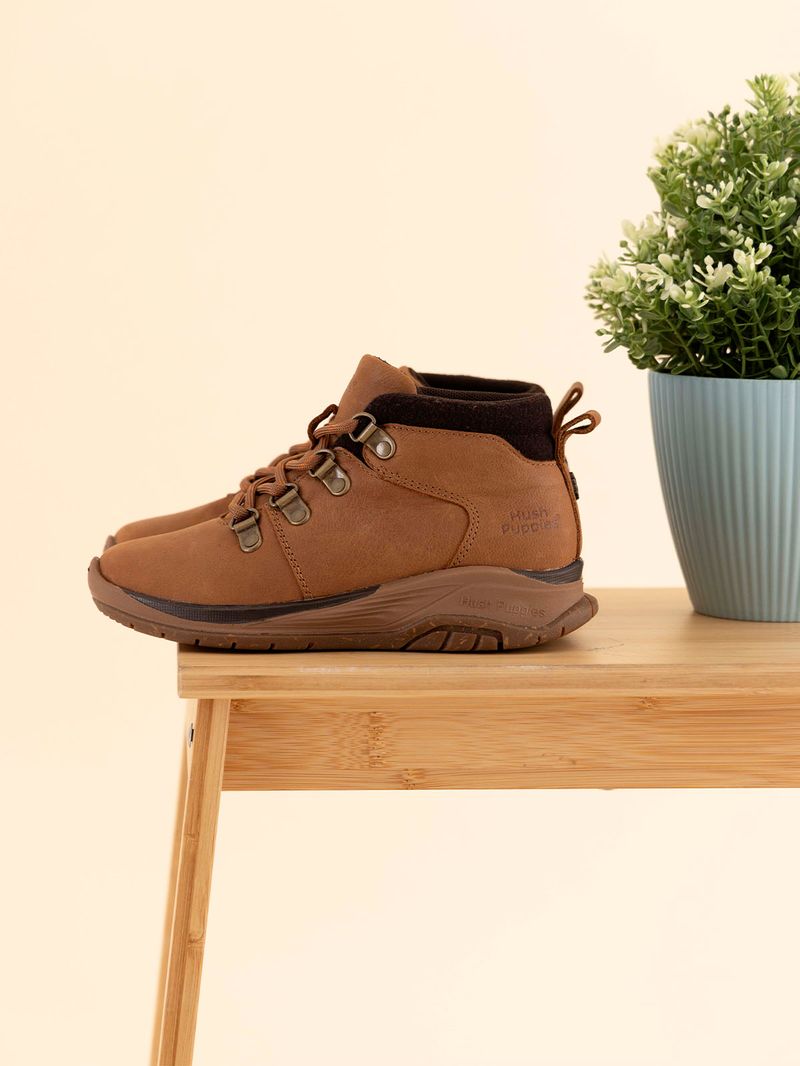 Botín Cuero Niño 102 Tri Café