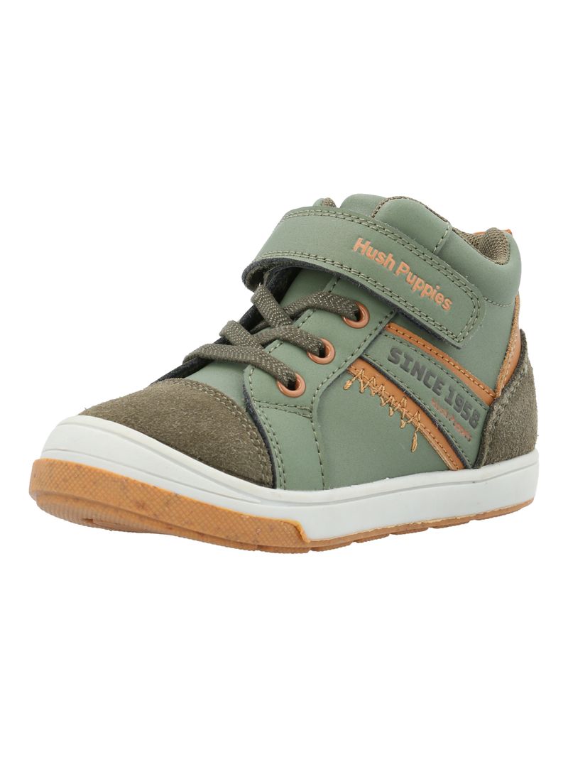 Botín Cuero Niño Yorktown Verde