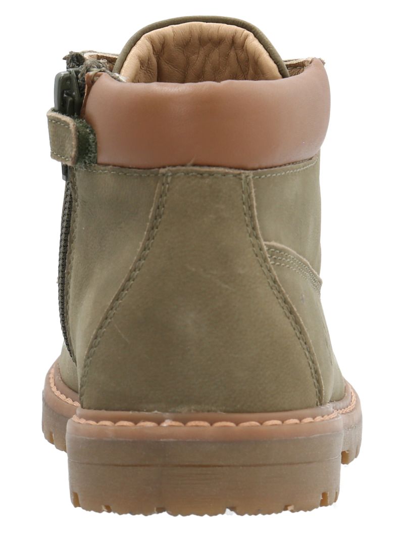 Botín Cuero Niño Morgan Verde