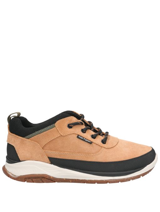 Zapatilla Cuero Niño Birke Café