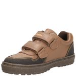 Zapatilla Cuero Niño Jets  Café