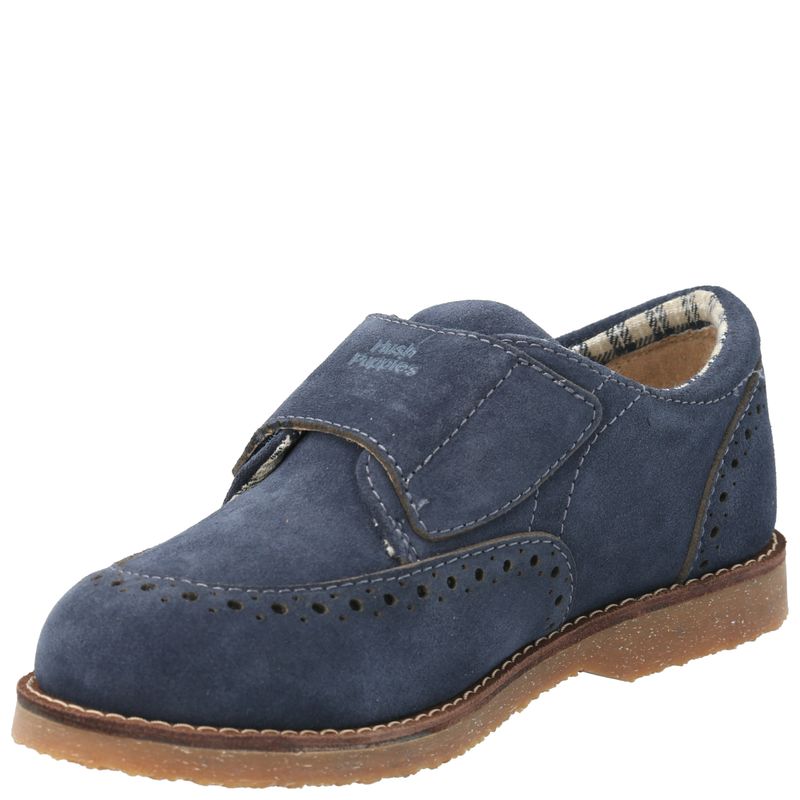 Zapato Cuero Niño Roman Azul