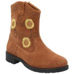 Bota Cuero Niña Montana Café