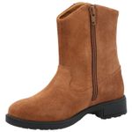 Bota Cuero Niña Montana Café