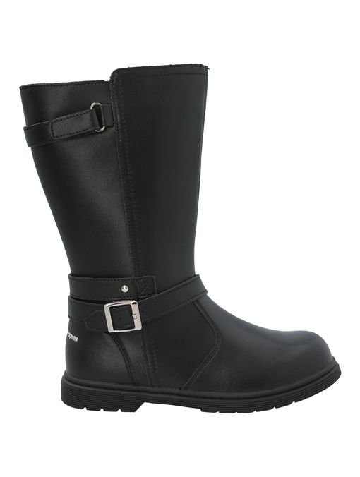 Bota Cuero Niña Lynox  Negro