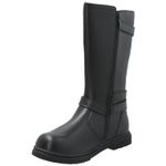 Bota Cuero Niña Lynox  Negro