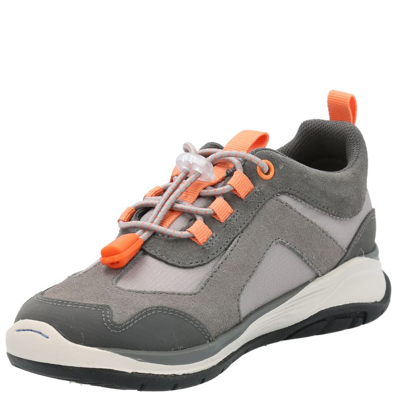 Zapatilla Cuero Niño Fastland  Gris