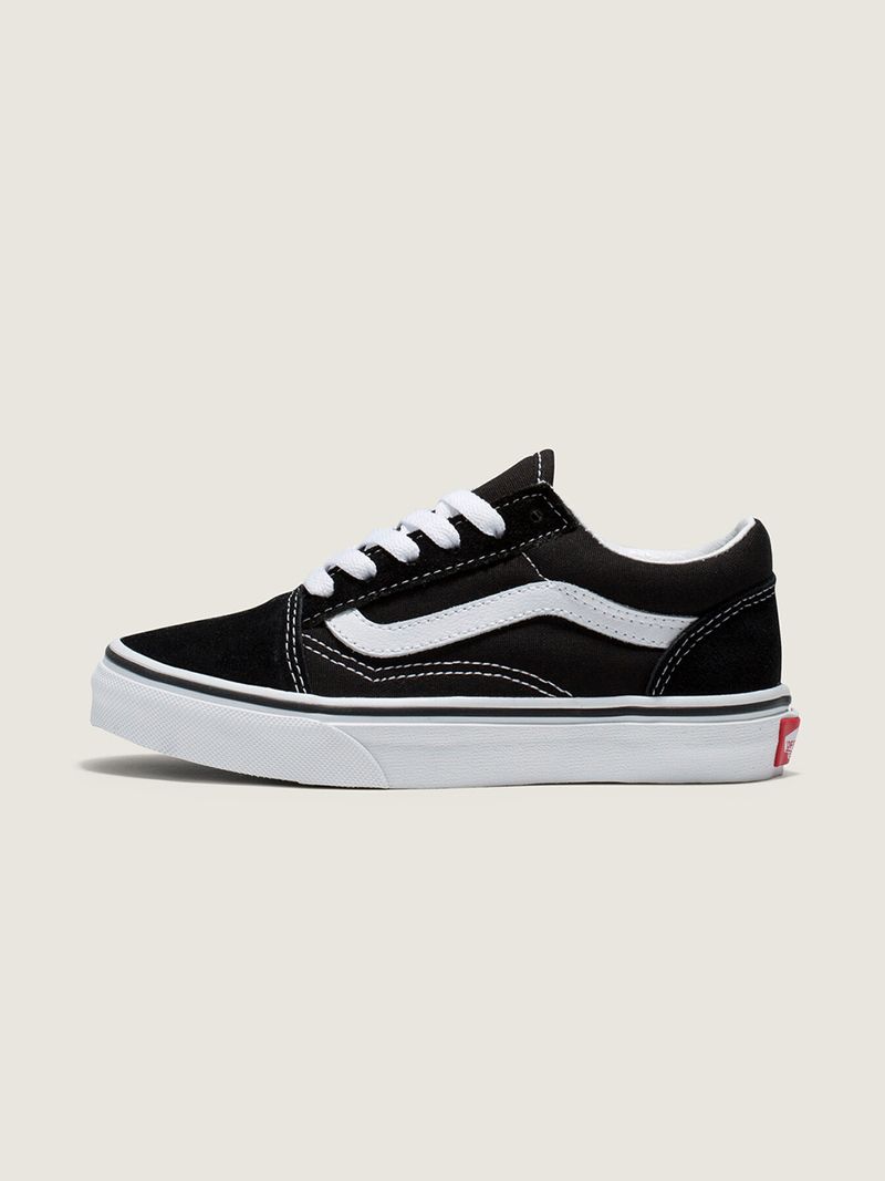 Zapatilla Niño (4 a 8 Años) Old Skool Negro Vans