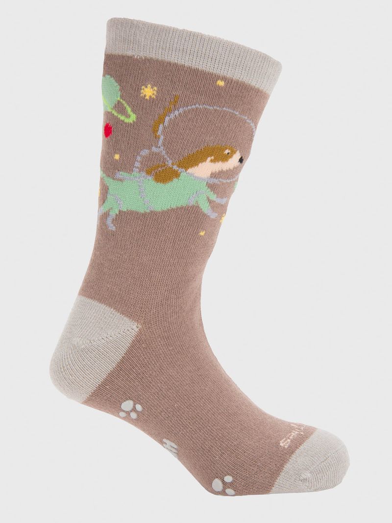 Calcetin Algodón Niño C Space Gris Hush Puppies