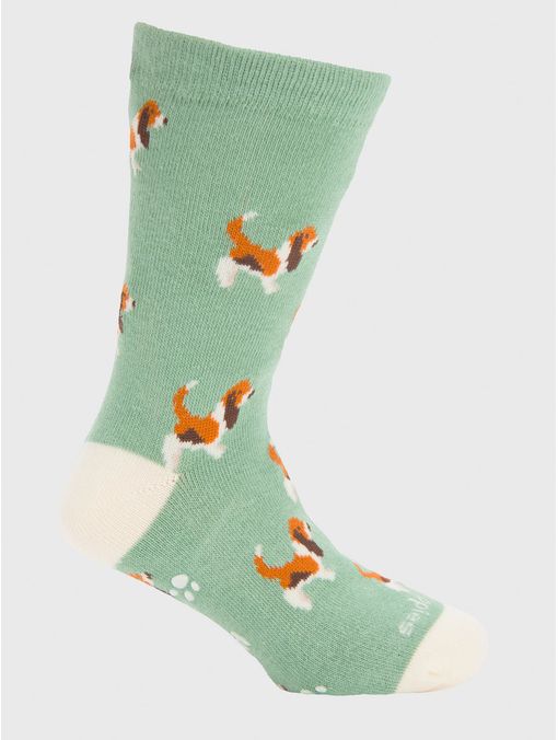 Calcetin Algodón Niño C Basset Verde Hush Puppies
