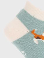 Calcetin Algodón Niño Ped Big Basset Azul Hush Puppies