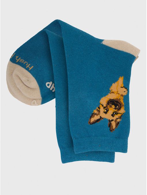 Calcetin Algodón Niño C Pastor Azul Hush Puppies