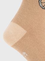 Calcetin Algodón Niño C Bike Dog Beige/Crudo Hush Puppies