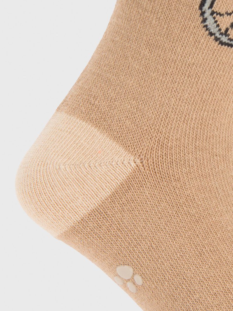 Calcetin Algodón Niño C Bike Dog Beige/Crudo Hush Puppies