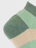 Calcetin Algodón Niño Ped Block Verde Hush Puppies