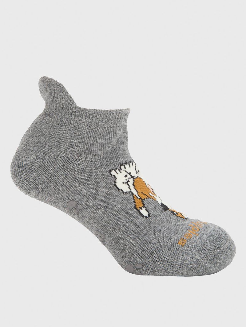 Calcetin Algodón Niño Ped Sport Dog Gris Hush Puppies