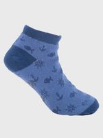 Calcetin Algodón Niño Ped Anchor Azul Hush Puppies