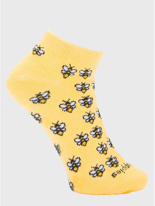 Calcetin Algodón Niña Ped Bees Amarillo Hush Puppies