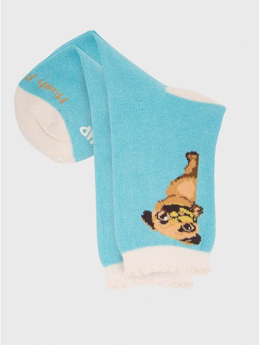 Calcetin Algodón Niña C St Bigpug Azul Hush Puppies