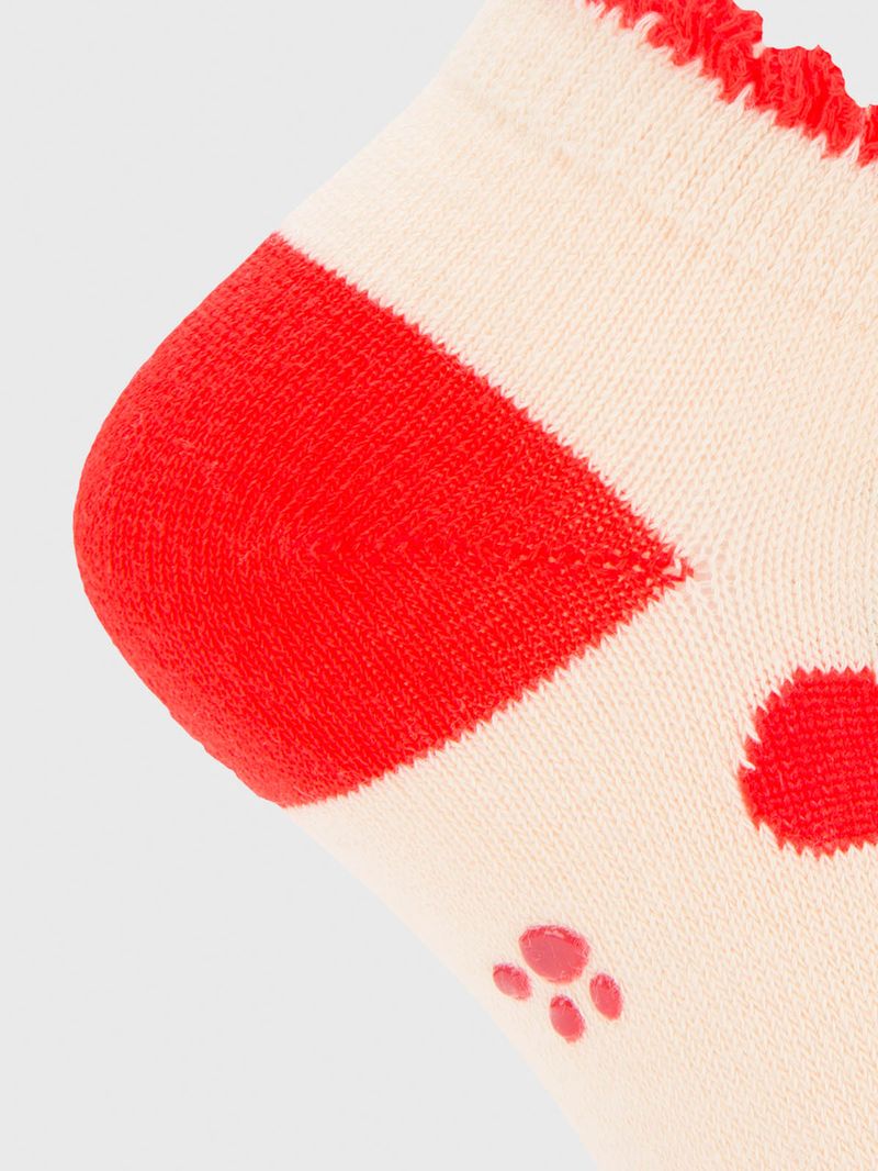 Calcetin Algodón Niña Ped St Cherry Beige/Crudo Hush Puppies