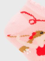 Calcetin Algodón Niña Ped St Dance Rosado Hush Puppies