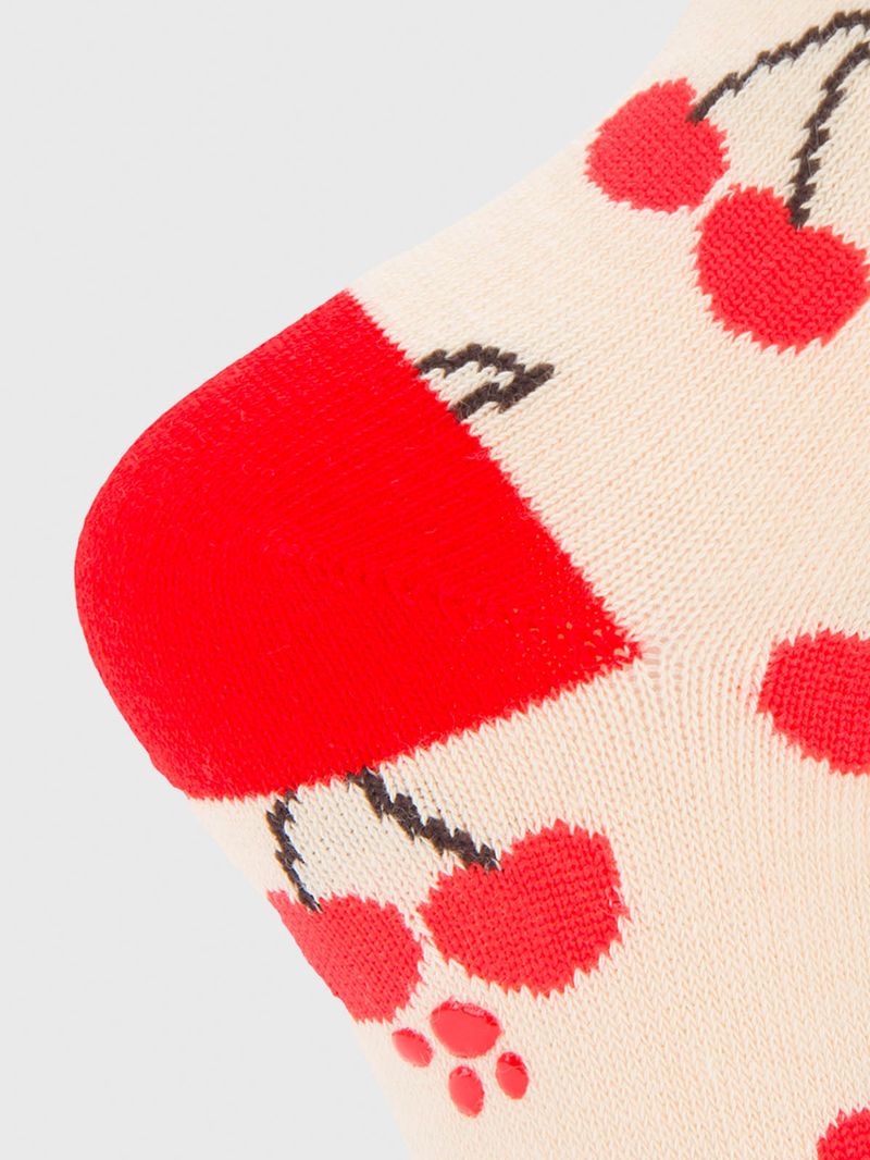 Calcetin Algodón Niña C St Cherry Beige/Crudo Hush Puppies