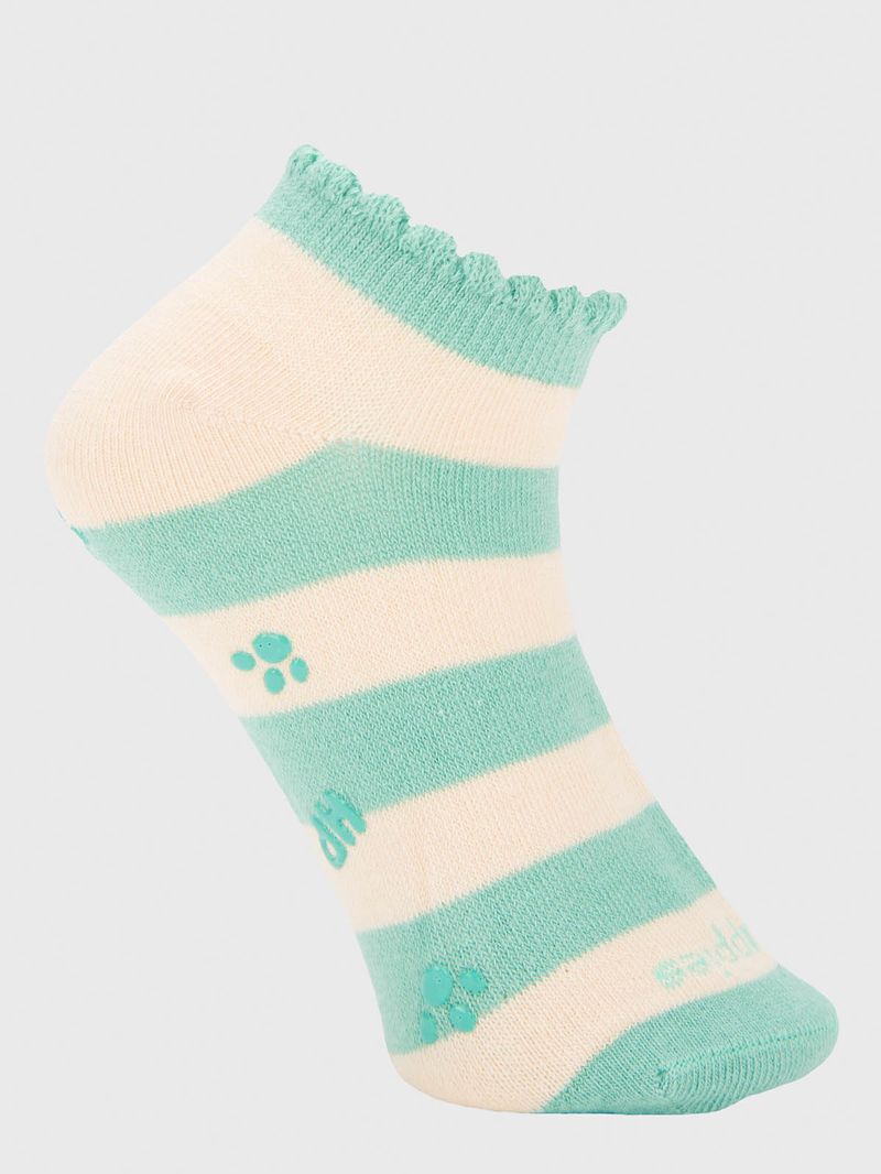 Calcetin Algodón Niña Ped St Block Azul Hush Puppies